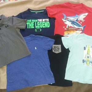 2t Lot of 6 shirts